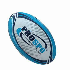 Prospo Rugby Ball, Official Size 5 (BLUE)