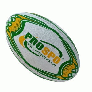 Prospo Rugby Ball, Official Size 5 (GREEN)