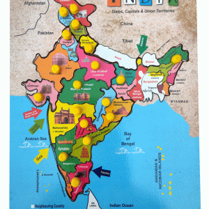 Prospo India Map for Kids, India Map Puzzle