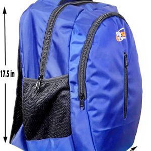 MULTIUTILITY BACKPACK IDEAL FOR OFFICE/ CASUAL - 17.5” BLUE