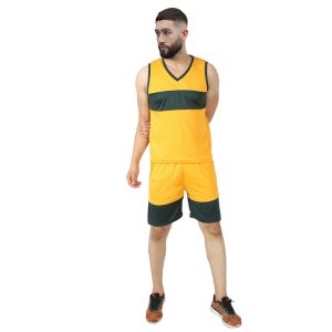 Trendy Ravishing Basketball Contrast mens T-shirt and shorts
