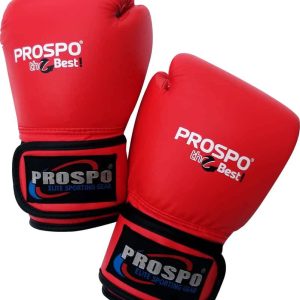 Prospo Top-Grade Boxing Gloves - Red