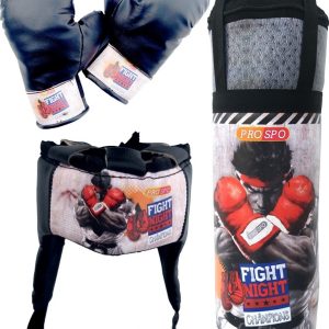 PROSPO KIDS BOXING SET – FIGHT NIGHT  BLACK