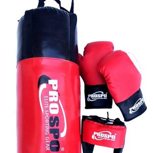 PROSPO KIDS BOXING SET - Black Red