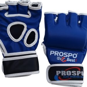PROSPO Combat MMA Gloves without Thumb - Blue