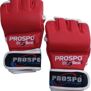 PROSPO Combat MMA Gloves without Thumb - Red