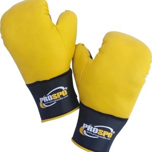 Prospo Laceless Boxing Gloves (Youth) - Yellow Black