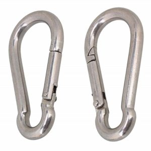 PROSPO Stainless Steel Spring Snap Hook Carabiner
