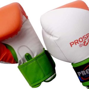 PROSPO Boxing Patriotic Leather Gloves - 12 Oz