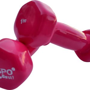 PROSPO SUPERSOFT UNISEX DUMBBELLS (PAIR OF 1 KG EACH)
