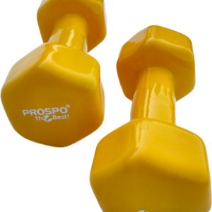PROSPO SUPERSOFT UNISEX DUMBBELLS (PAIR OF 4 KG EACH)