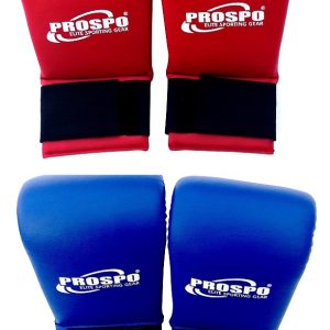 PROSPO KARATE GLOVES (MEN/WOMEN)  - Blue/Red Pair of 2 Gloves
