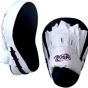 PROSPO Boxing Curved Focus Pad Punching  Mitts  - Black and White
