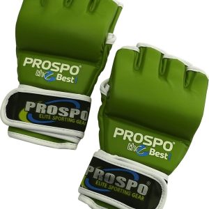 Combat MMA Gloves with Thumb - Green