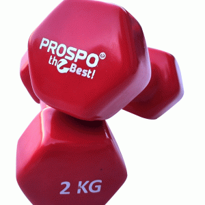 Prospo Dumbbells Red 2 KG