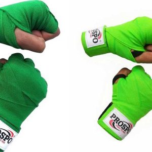 PROSPO Boxing Mexican Stretch  Handwraps-Green and Neon Green