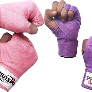 PROSPO Boxing Mexican Stretch  Handwraps-Pink and Purple